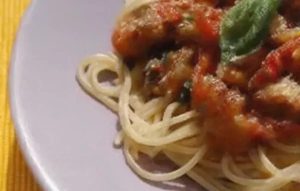 Quick Vegan Eggplant Pasta