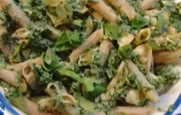 Quick Vegetarian Pasta with Spinach and Boursin