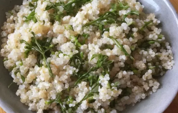 Quinoa Salad with Kale Buds