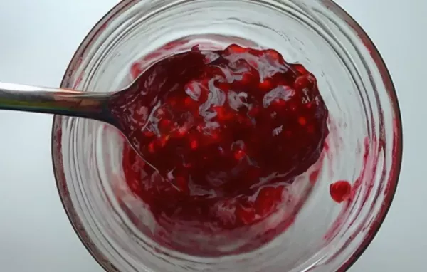 Raspberry Fruit Spread without Pectin