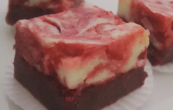 Red Velvet Cheesecake Swirl Brownies