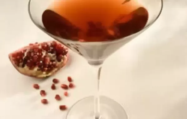 Refresh yourself with a tangy and sweet Pomegranitini cocktail