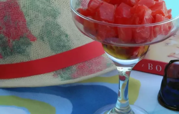 Refreshing and Boozy Watermelon Recipe