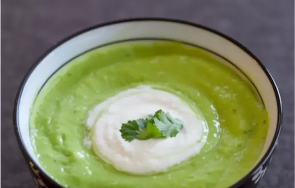 Refreshing and Creamy Chilled Avocado Soup