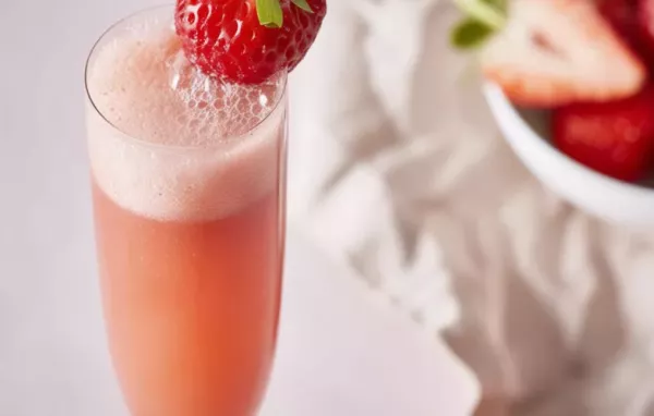 Refreshing and fruity Strawberry Bellini recipe perfect for any occasion.