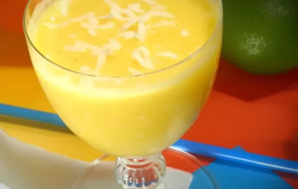 Refreshing and Nutritious Tropical Sunshine Smoothie
