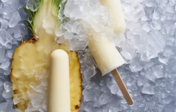 Refreshing Ginger Pina Colada Ice Pops Recipe