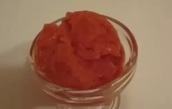 Refreshing Peach and Strawberry Sorbet Recipe