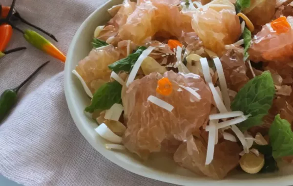 Refreshing Pomelo Salad with a Kick