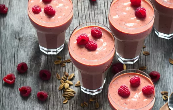 Refreshing Raspberry Orange Banana Smoothie