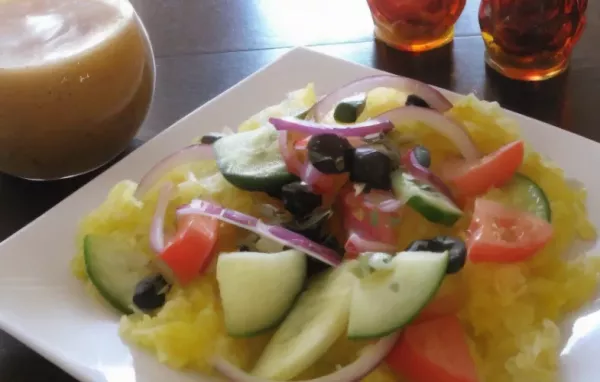 Refreshing Spaghetti Squash and Cucumber Salad Recipe