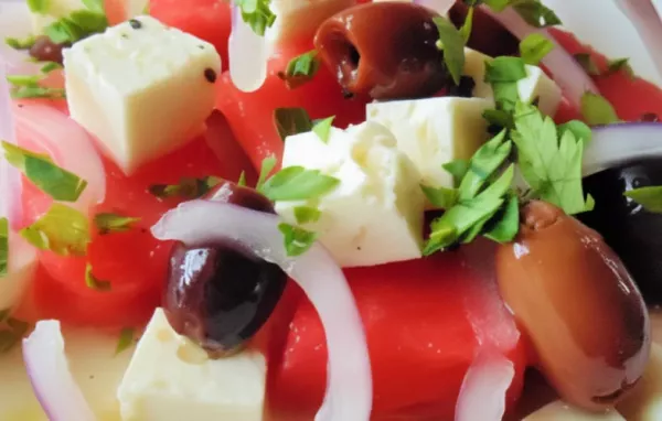 Refreshing Summer Watermelon and Feta Salad