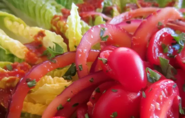 Refreshing Tomato Vinaigrette Salad Recipe