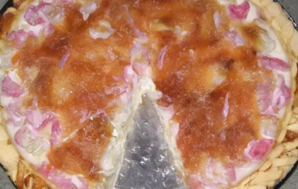 Rhubarb Custard Pie III