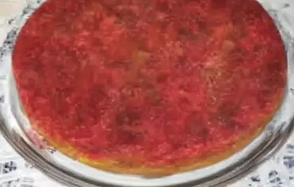 Rhubarb Upside-Down Cake III