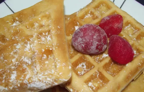 Rich Danish Waffles