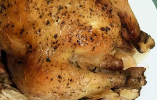 Roast Chicken with Thyme and Onions