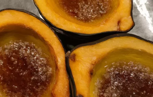 Roasted Acorn Squash with Brown Sugar