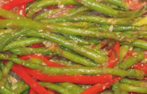 Roasted Asparagus and Red Pepper with Balsamic Vinegar