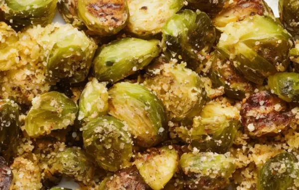 Roasted Brussels Sprouts with Parmesan