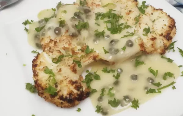 Roasted Cauliflower Piccata - A Delicious Vegetarian Dish