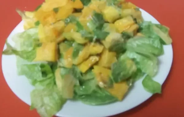 Roasted Sweet Potato Mango Salad