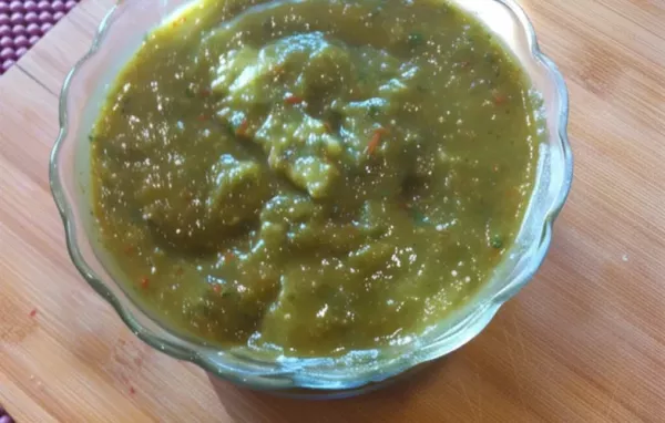 Roasted Tomatillo and Garlic Salsa Recipe