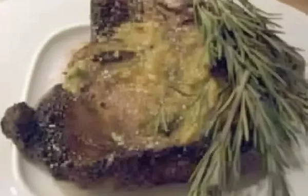 Rosemary Steaks with Papaya Butter