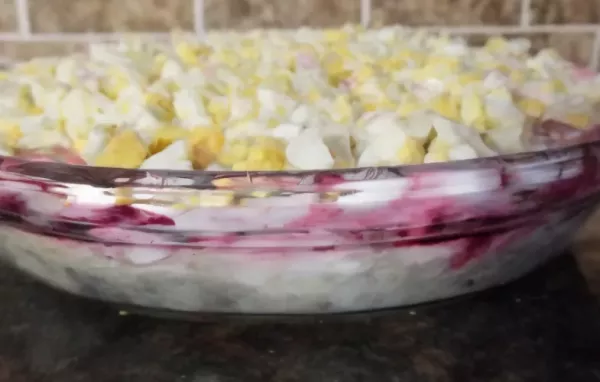 Russian Beet Salad with Herring