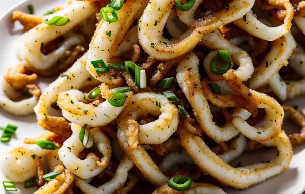 Salt and Pepper Calamari: A Deliciously Crispy Seafood Appetizer