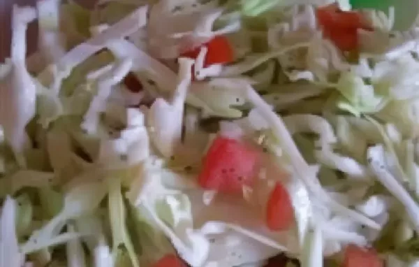 Savor the flavor of this homestyle cabbage stir fry