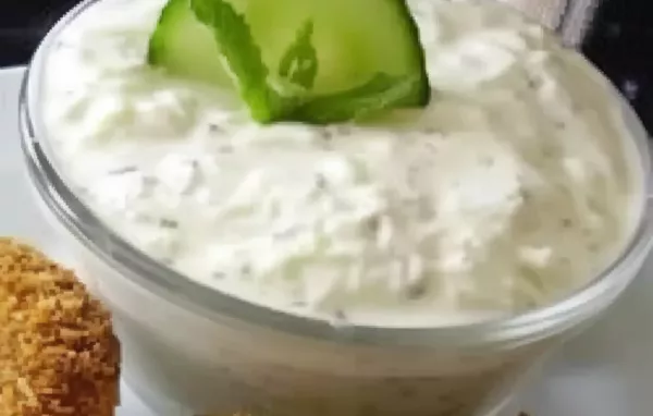 Savor the flavors of Greece with this creamy and tangy Roasted Garlic Tzatziki