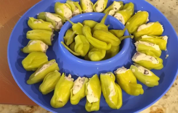 Savory and Spicy Stuffed Pepperoncini Recipe