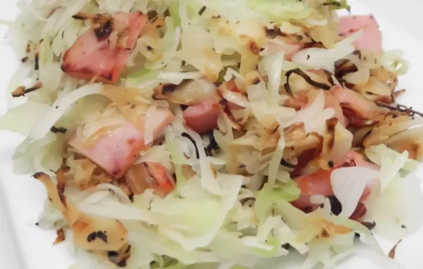 Savory Braised Cabbage with Crispy Bacon