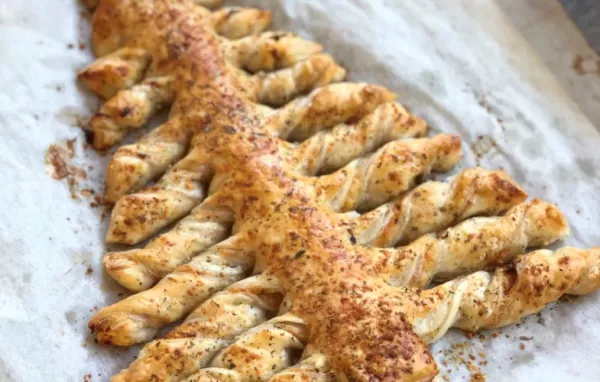 Savory Puff Pastry Christmas Tree