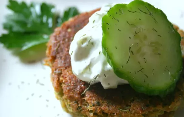 Sean's Falafel and Cucumber Sauce