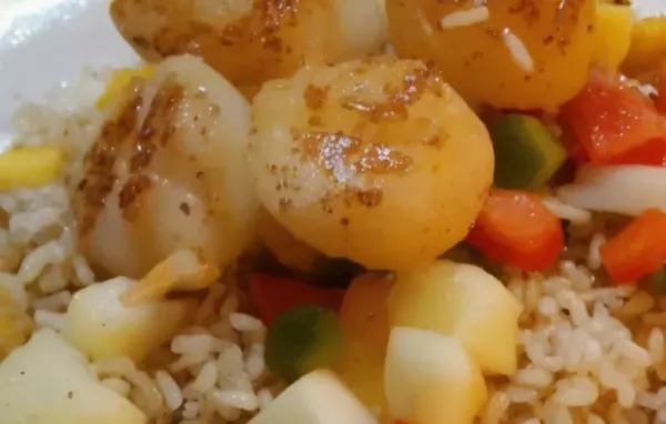 Seared Scallops with Tropical Salsa