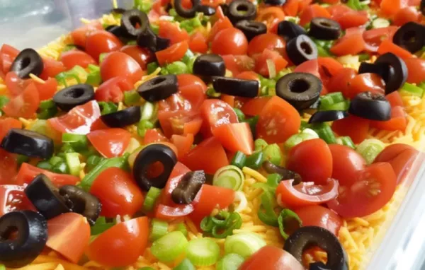 Seven Layer Tex-Mex Dip