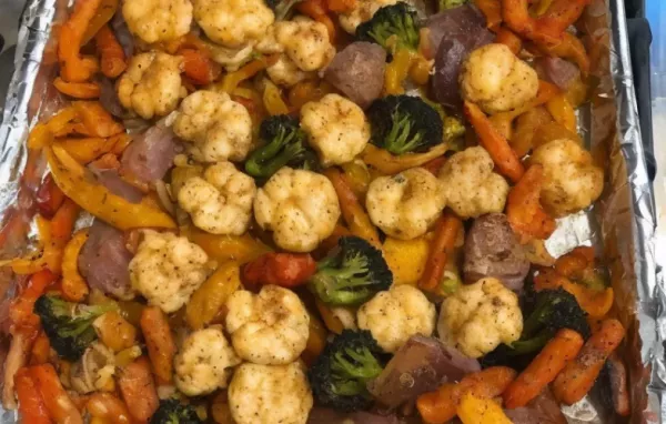 Shrimp and Vegetable Sheet Pan Dinner