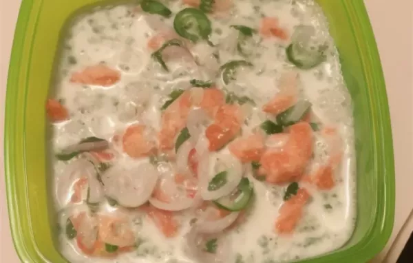 Shrimp Ceviche with Coconut Milk