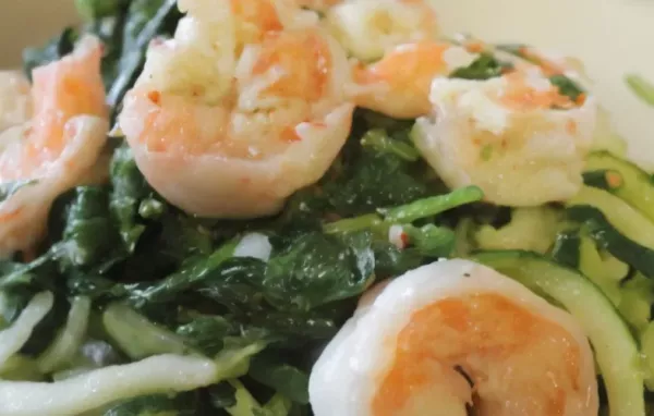 Shrimp Florentine with Zoodles