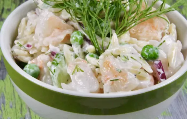 Shrimp Pasta Salad with Dill