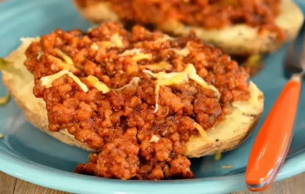 Sloppy Joe Baked Potatoes