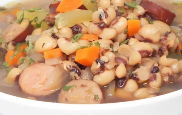 Slow Cooker Black Eyed Pea and Sausage Soup