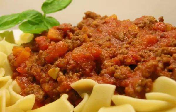 Slow Cooker Bolognese