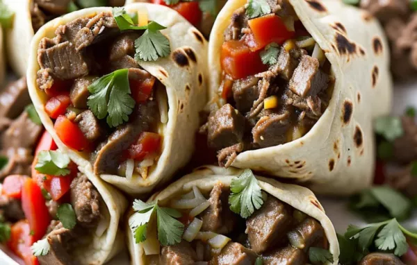 Slow Cooker Venison Burritos