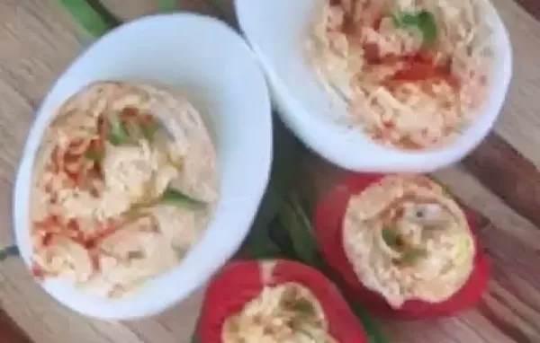 Smoked Salmon Deviled Eggs and Tomatoes