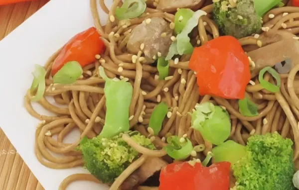 Soba with Toasted Sesame Seed Sauce