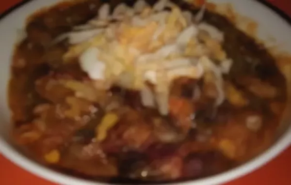 Spice up your dinner with this unique and healthy chili recipe