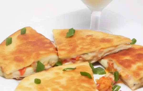 Spice up your meal with these delicious Cajun Crawfish Quesadillas!